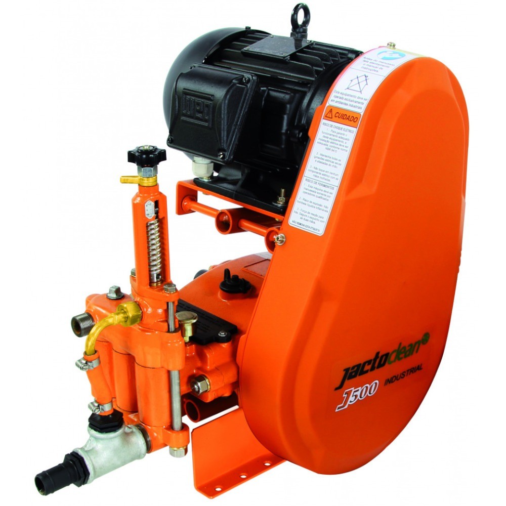 Lavadora de média pressão 500 libras 4 hp trifásica com motor - J-500 - Jacto
