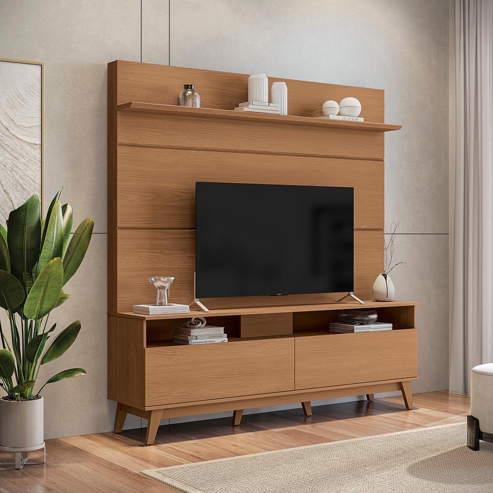 Estante Home para TV até 70 Polegadas Kappesberg Canela 180cm