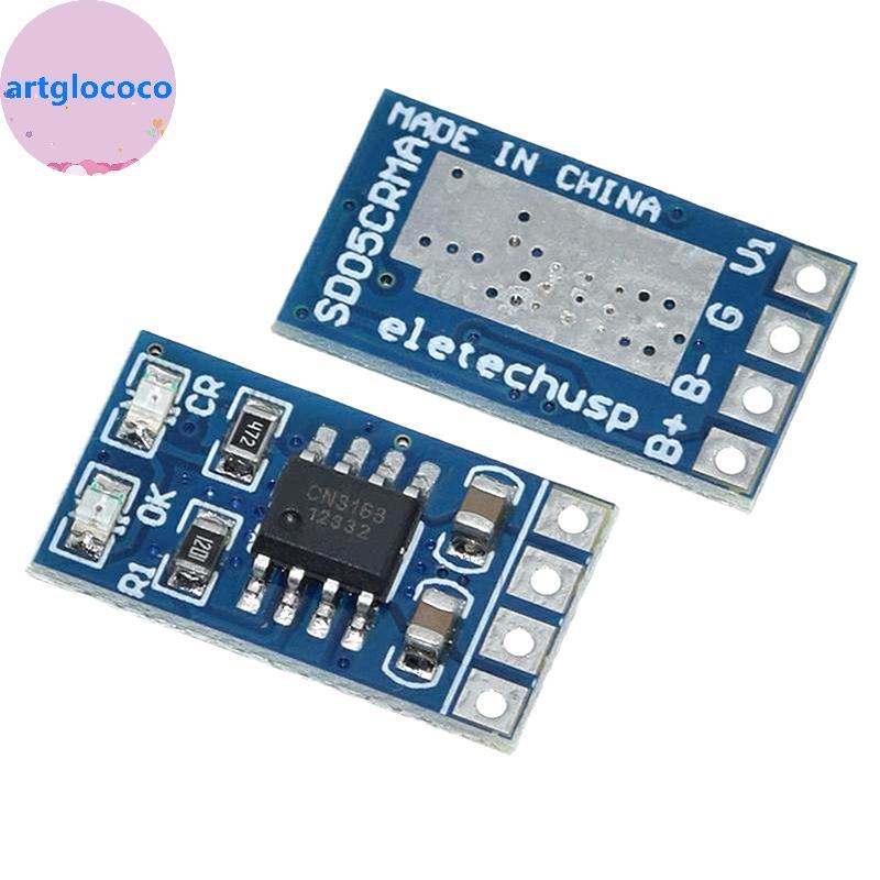 Artglococo SD05CRMA Painel Solar De Carregamento De Bateria MPPT Controlador De Carga 18650 LiPo Módulo Carregador De Ío