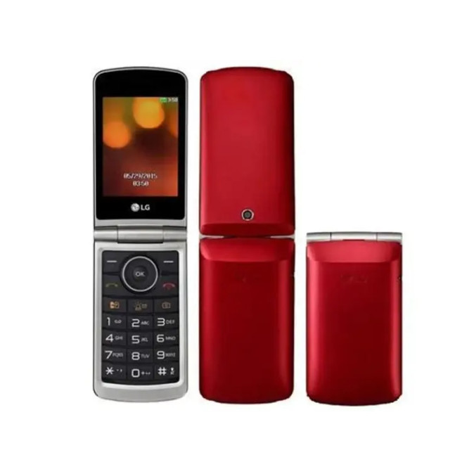 Celular LG G360 4G Dual Sim Fácil Para Idoso - VERMELHO