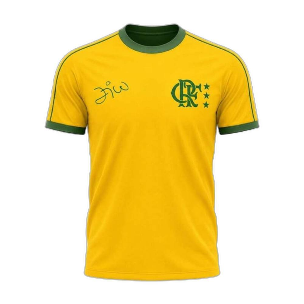 Camisa Braziline Flamengo Destino - Masculino - Amarelo
