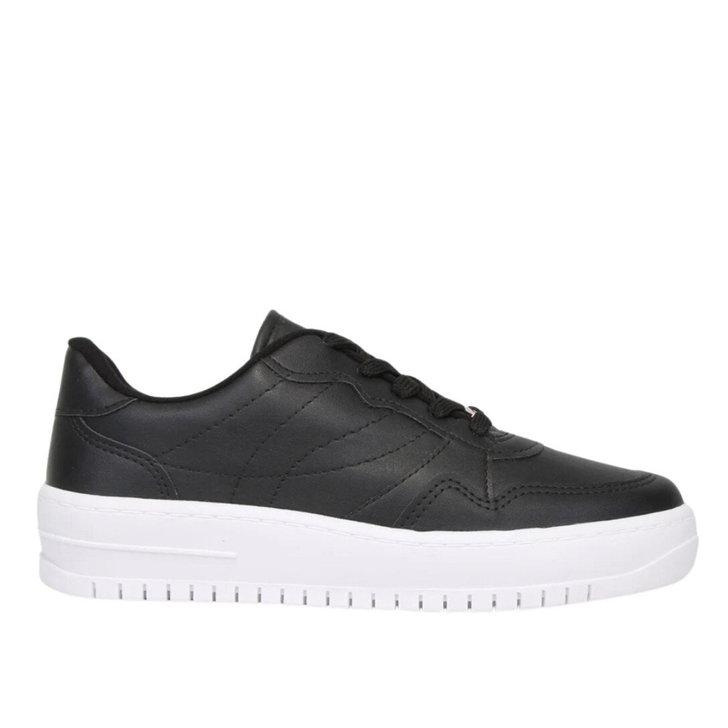 Tênis Casual Feminino Vizzano - Preto/Branco