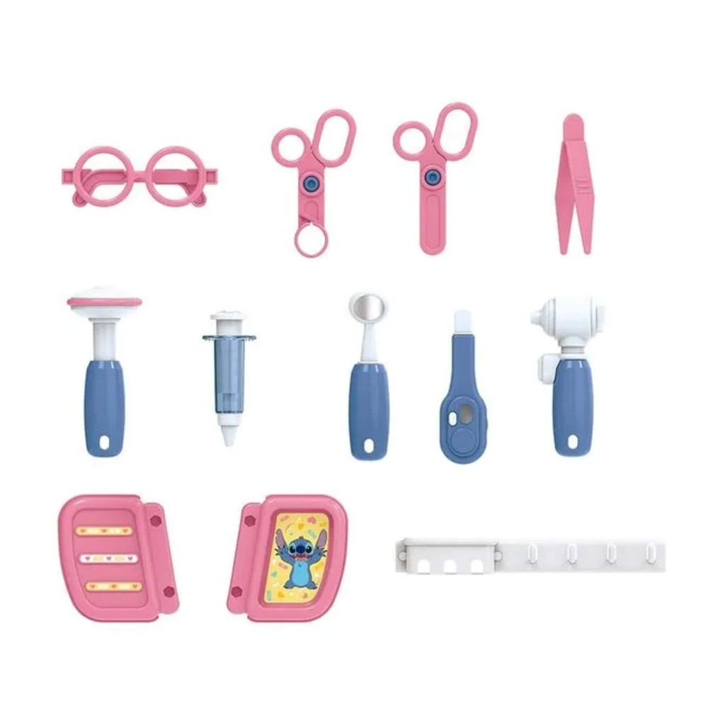 Detalhes do Brinquedo Infantil Maleta Pet Shop do Stitch Multikids - BR2496