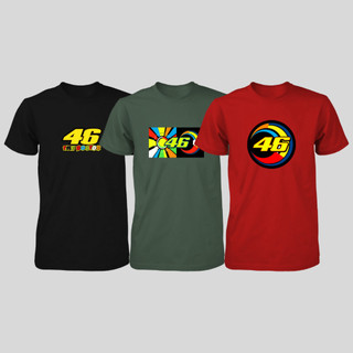 CAMISA Kit 3 Camisetas Masculinas 100% Algodão Estampadas Moto Gp Hornet 46 - Ou Avulsas