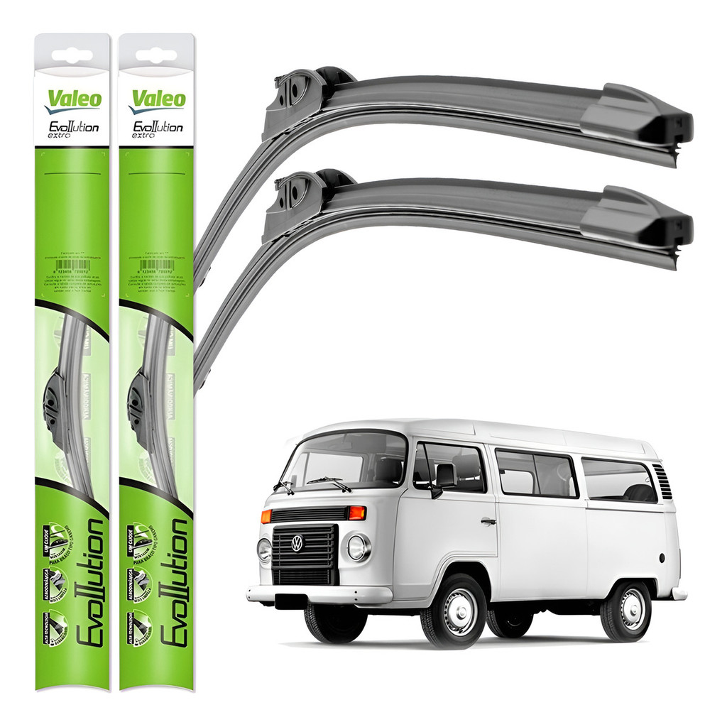 Palhetas Limpador Parabrisa Valeo Kombi/ Furgão 2012 A 2013