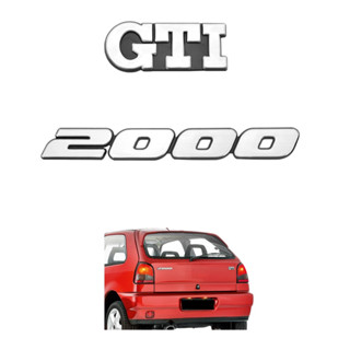 Emblemas Gti 2000 - Gol Bola G2 - Modelo Original em Oferta na Shopee