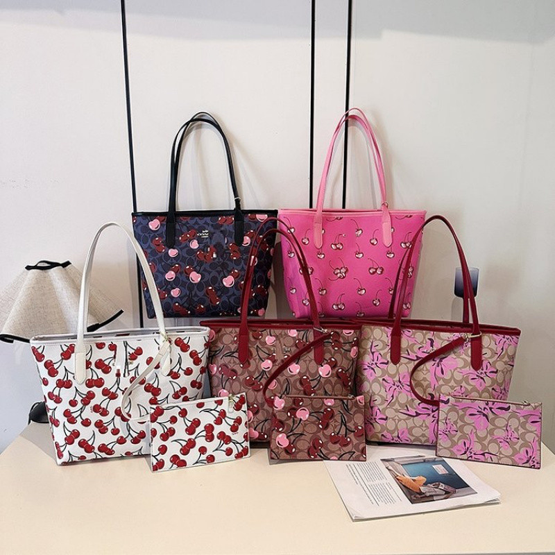 Bolsa Tote Bolsa Feminina Grande Capacidade Bolsa de Mão Estampa de Flores Bolsas de Trabalho para Mulheres Coa CHH em Oferta na Shopee