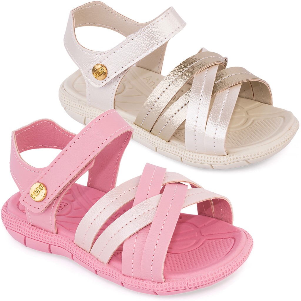 Sandália Klin Menina Tic Tac Infantil Papete Original