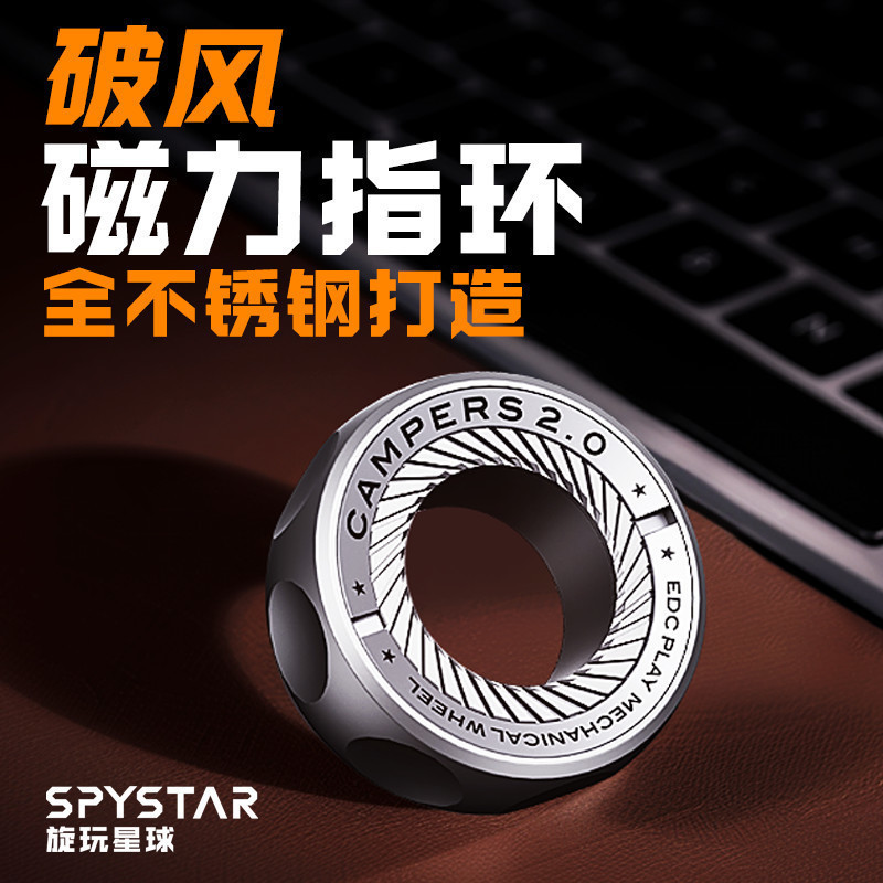 ⭐   EDC spinner de catraca |     Anel de engrenagem em aço inoxidável |      Brinquedos para alívio do estresse ​