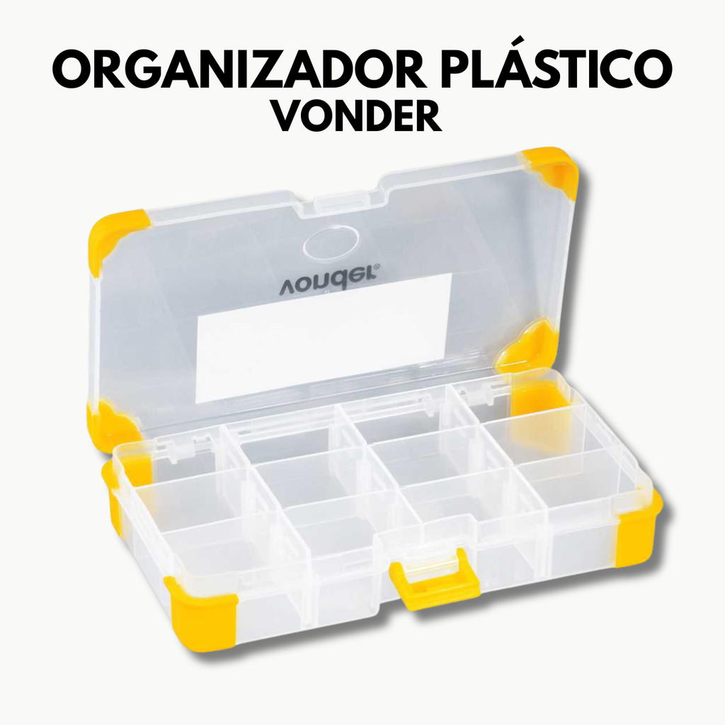 Imagem Organizador Plástico Vonder OPV60 – Prático e Resistente para Ferramentas e Peças