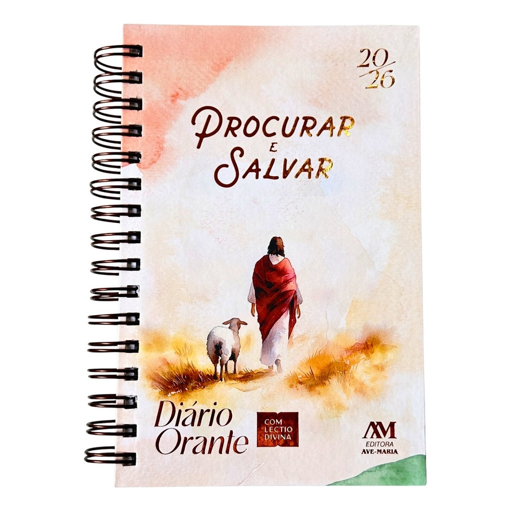 Diário Orante Com Lectio Divina 2026 - Jesus O Bom Pastor - (capa Dura) - Ave Maria em Oferta na Shopee