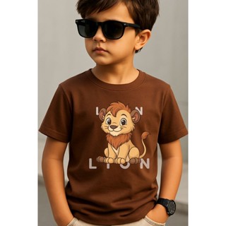 Camiseta Bebê Infantil Algodão Safari Estampa Leãozinho Fofo Unissex Roupinha Confortável Criança em Oferta na Shopee
