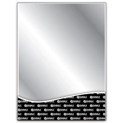 Papel Chumbo Liso Prata 43,5x59cm 40 Unidades EMBALE
