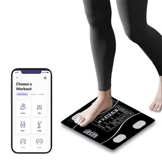Balança Digital Bioimpedância Corporal 180kg Aplicativo Resultado Pelo Celular-SUN