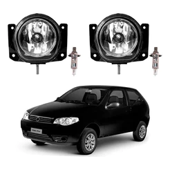 Par Farol Milha Lampada Fiat Palio 1.0 2004 A 2016
