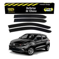 Jogo Defletor Calha Chuva Argo 1.0 1.3 1.8 2022 A 2023