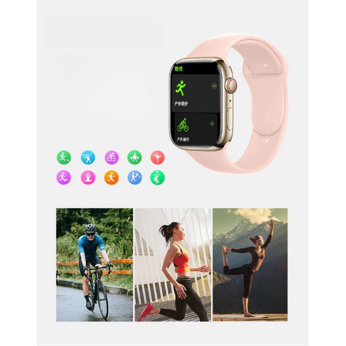 Smartwatch S10 mini 38mm Série IWO 10 com Lembrete de Mensagens — foto 8