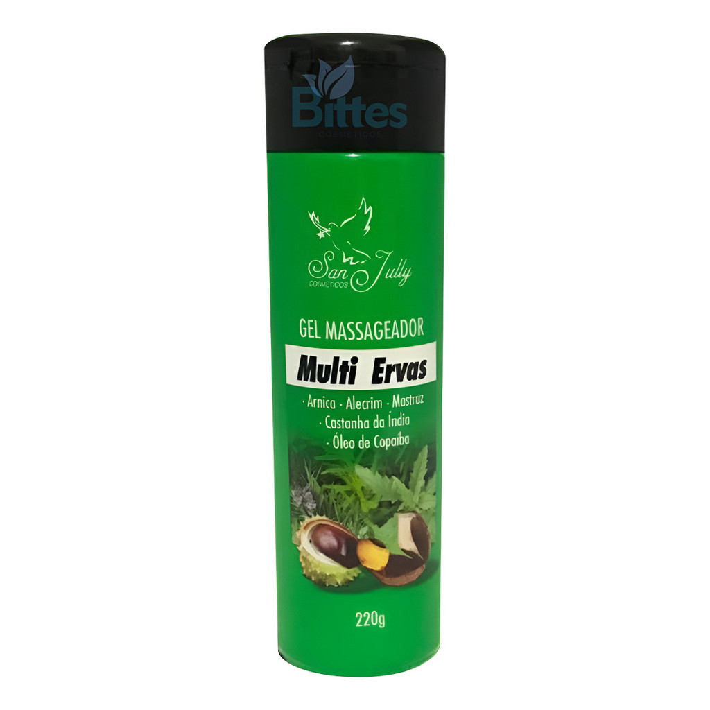 Gel Massageadora Multi Ervas San Jully Arnica E Mentol