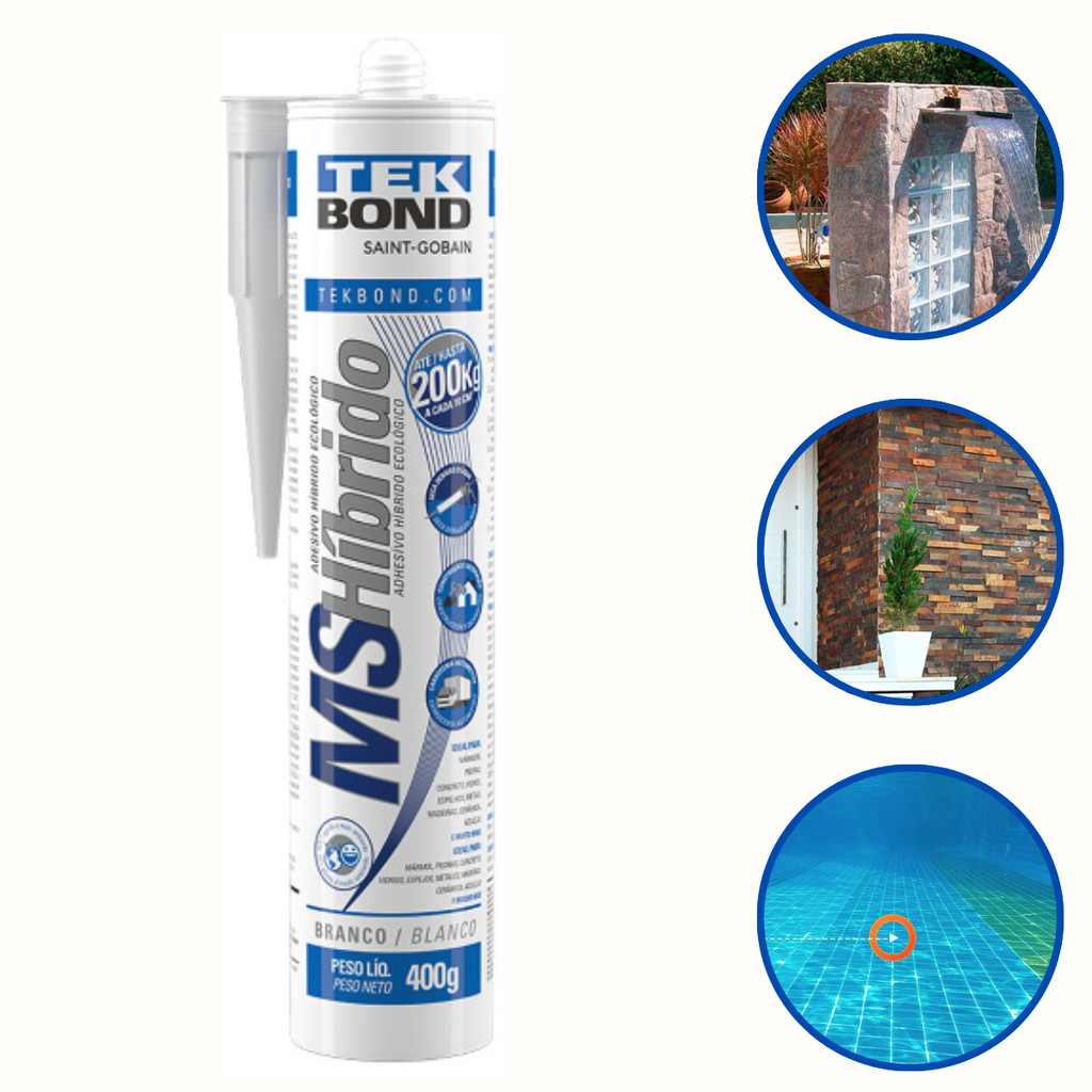 Cola Marmóre Pedras Suporta 200kg A Cada 10cm - Tek Bond em Oferta na Shopee