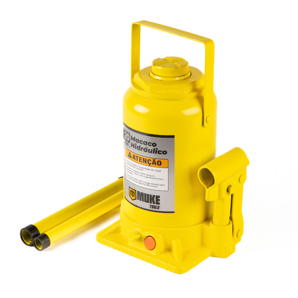 Macaco Hidráulico Tipo Garrafa 20 Toneladas Muke Tools em Oferta na Shopee