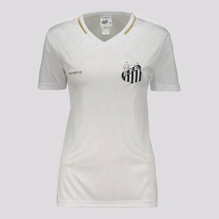 Camisa Santos Deslocar Feminina Branca em Oferta na Shopee