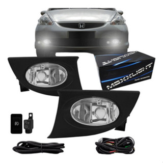 Kit Farol Milha Auxiliar Honda Fit 2007 2008 C/ Grade Preta em Oferta na Shopee