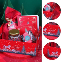 5 CESTA NATAL 12,5X22X15 TRADIÇÃO 5227 ( JANGO NATAL 2025 )