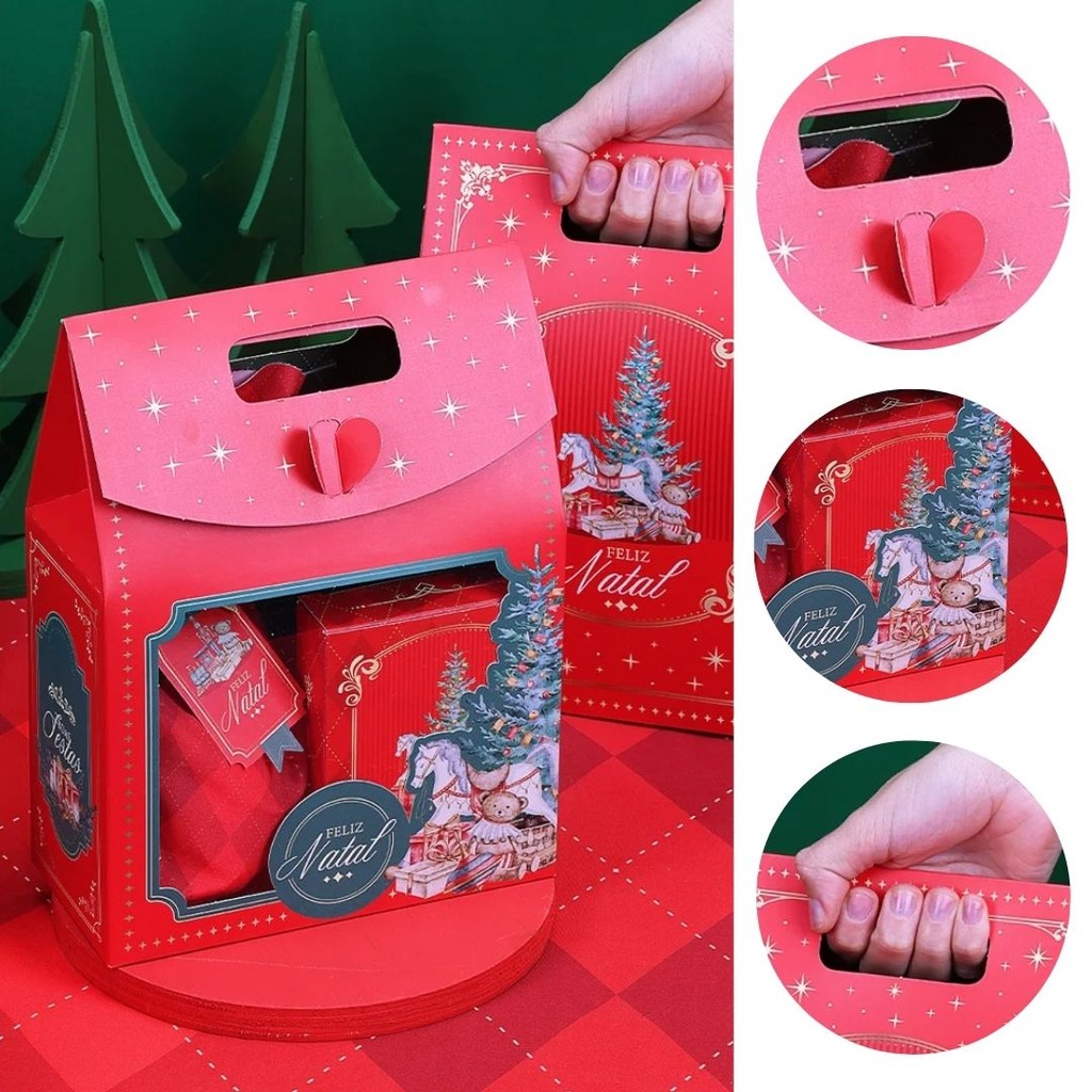 10 SACOLA NATAL COM VISOR MÉDIA TRADIÇÃO 5126 ( JANGO NATAL 2025 )