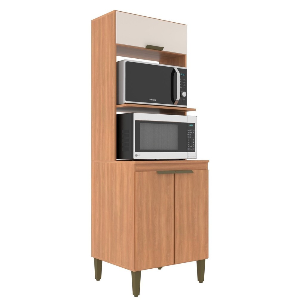 Torre Quente para Cozinha Freijó/Off White em Oferta na Shopee