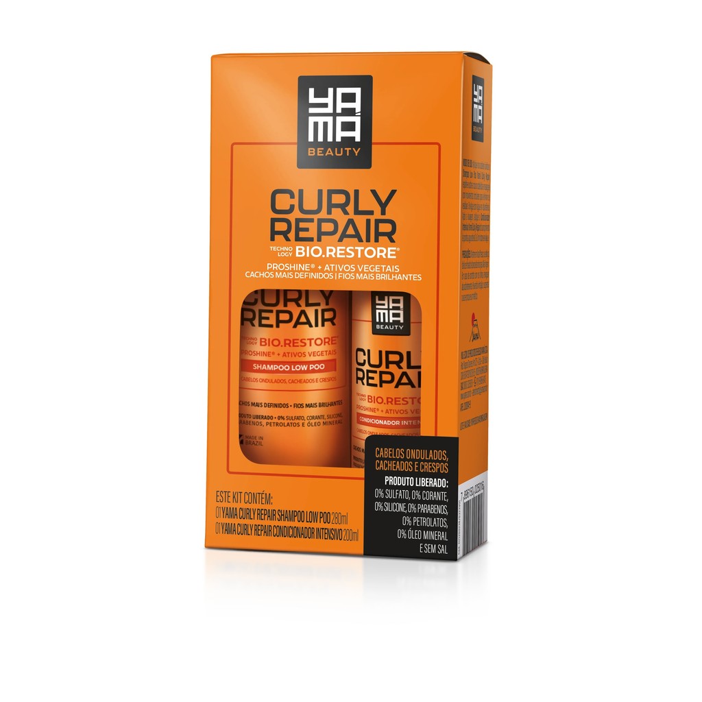 Kit Shampoo e Condicionador Curly Repair - Yamá Beauty