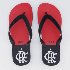 Chinelo Flamengo I 1895 Preto e Vermelho