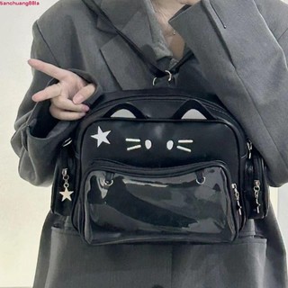 TIANCHUANG Gato Bonito Itabag , Adge Display JK Kawaii Saco De Bolso Transparente , Armazenamento Estilo Preppy Bonecas 