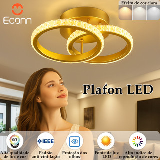 Lâmpada de teto LED destacar Três tons de iluminação Design moderno Adequado para quartos salas de estar corredores