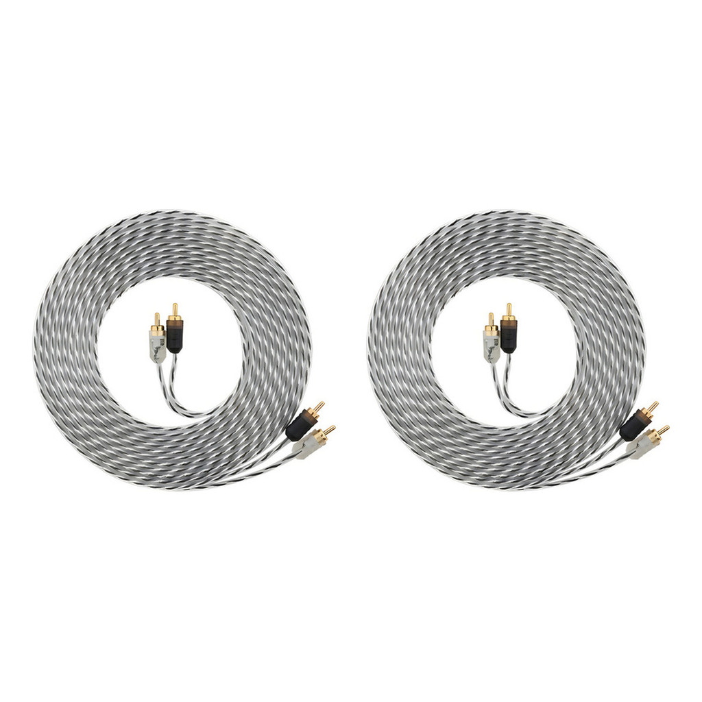 KIT 2 CABOS RCA INJETADO 5 METROS TARAMPS PARA SOM AUTOMOTIVO em Oferta na Shopee
