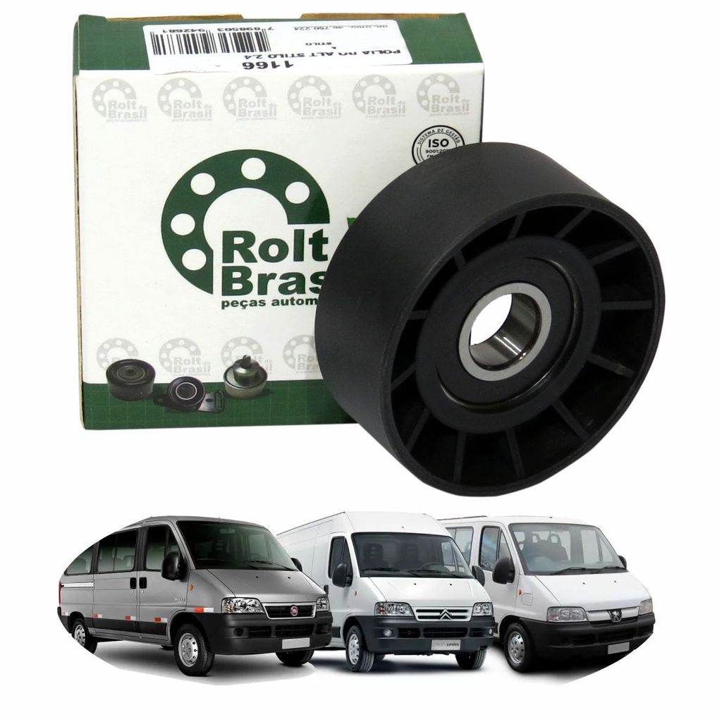 POLIA TENSOR CORREIA ALTER (REFIL) FIAT DUCATO/BOXER/JUMPER 2.3 16V 10-17/DAILY 30S13/DAILY MY 30-130 504086751A/SKU2260