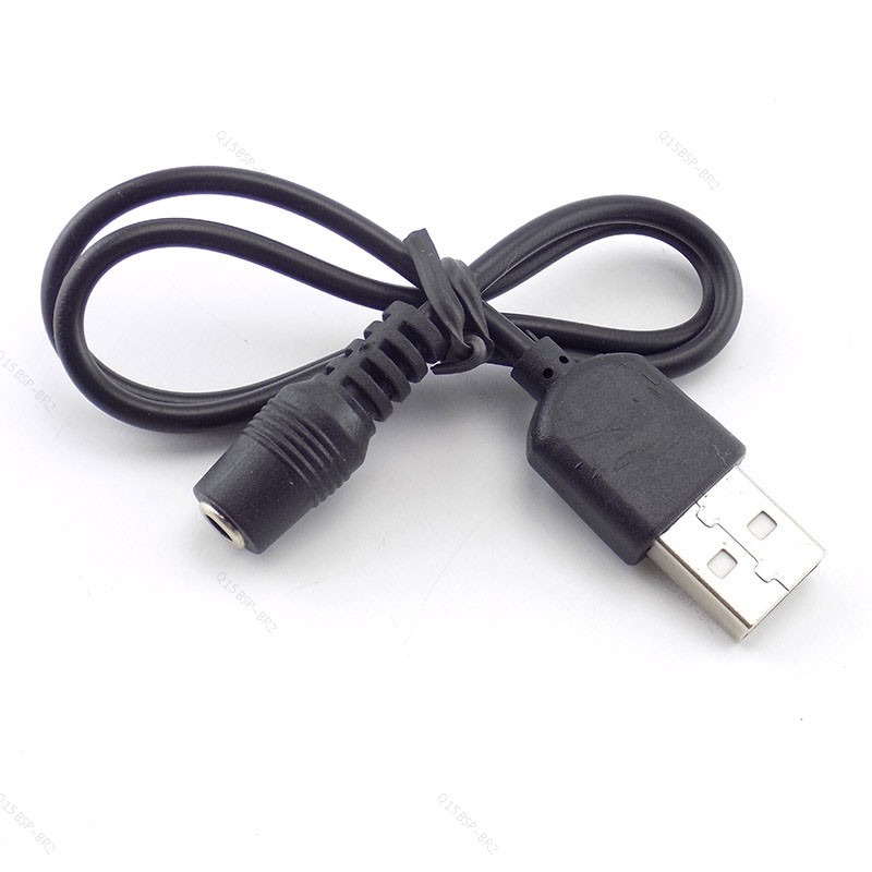 USB 2.0 DC Linha De Extensão Fêmea Power Jack Para Um Plugue Macho 3.5 * 1.35mm Cabo Barril Conector Alimentação BR15B2