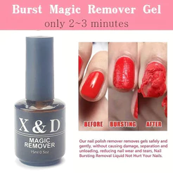Removedor de Esmalte em Gel Magic Remover X&D - 15ml