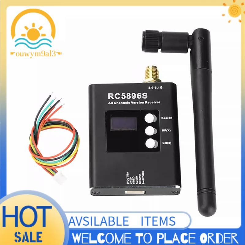 VRX Para Receptor De Vídeo FPV 4.9-6.1 Ghz RC5896S 5.8G VTX RC Drone Compatível FM/PLL