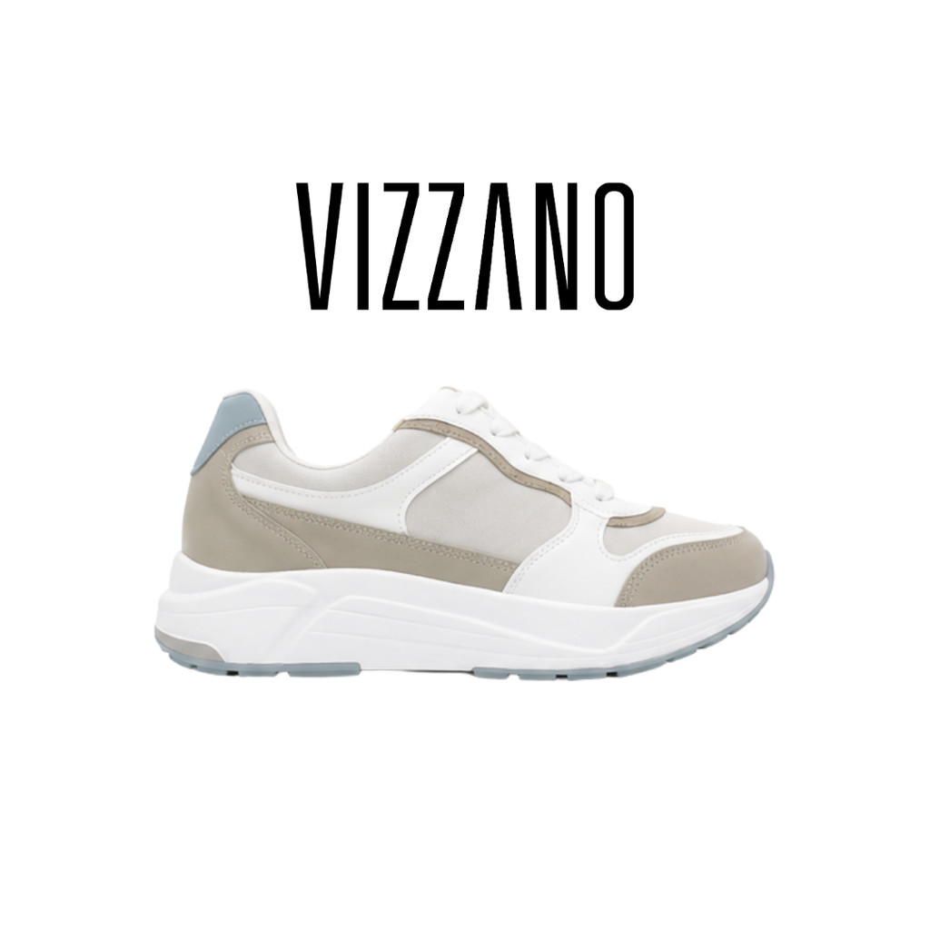 Tênis Vizzano 1485.200 Feminino Plataforma Detalhes em Camurça Confortável Casual Fashion Moderno
