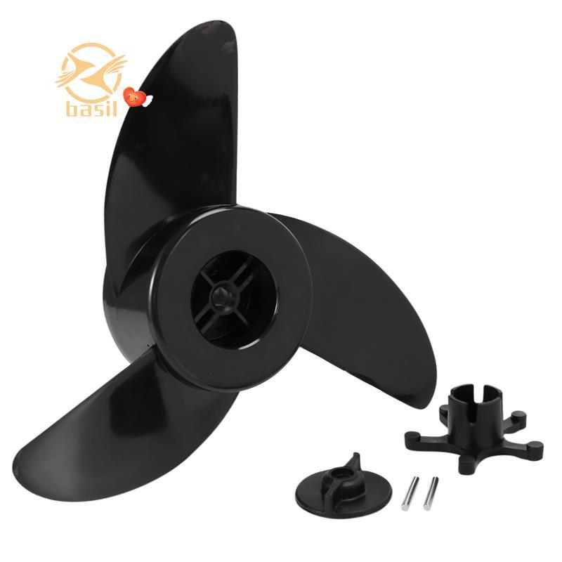 [Desconto B] Hélices De 3 Lâminas Para Barco , Motor De Popa Elétrico , Suporte E Porca De Montagem , Bote Marinho , Sub