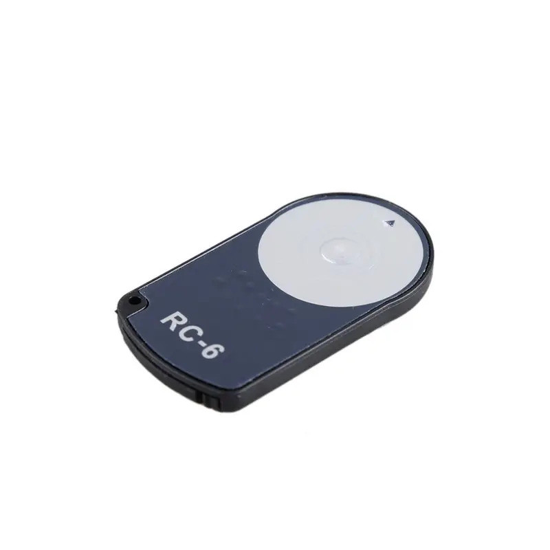 Novo Controle Remoto Sem Fio IR Infravermelho RC-6 para Disparador de Obturador para Canon EOS 7D 5D Mark II III 6D 500D