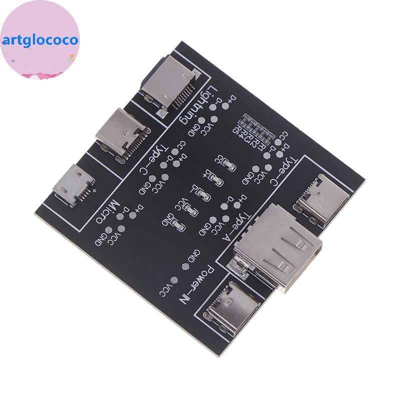Artglococo 1PC Cabo USB Placa De Teste De Linha De Dados Alegria Testador De Comutação Liga-Desliga De Curto-Circuito Pa