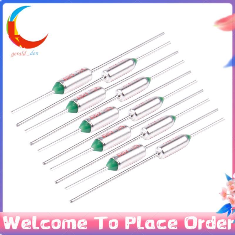 10 Pcs 250V 10A TF 120 Graus Celsius Cortes Temperatura Fusível Térmico