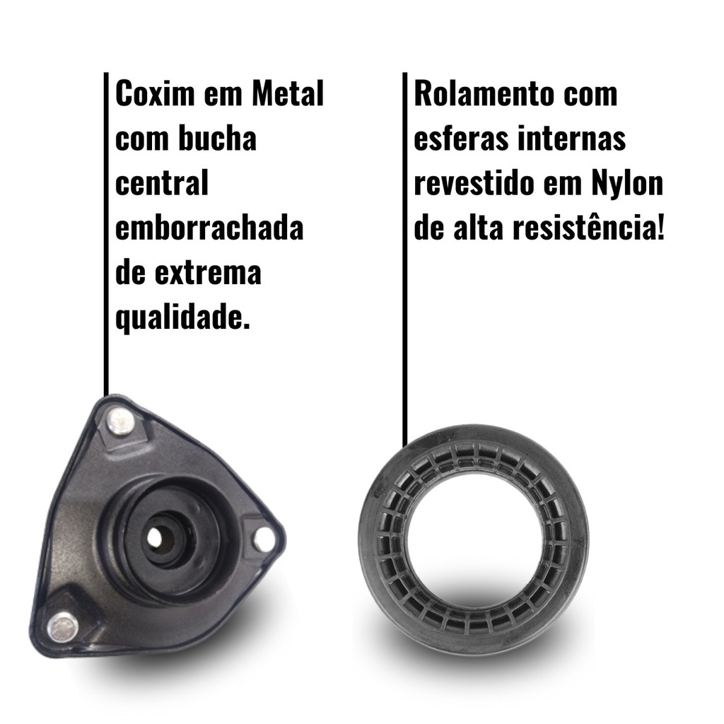 Kit Coxim Batente Amt Dianteiro Traseiro Azera Ix35 Sonata