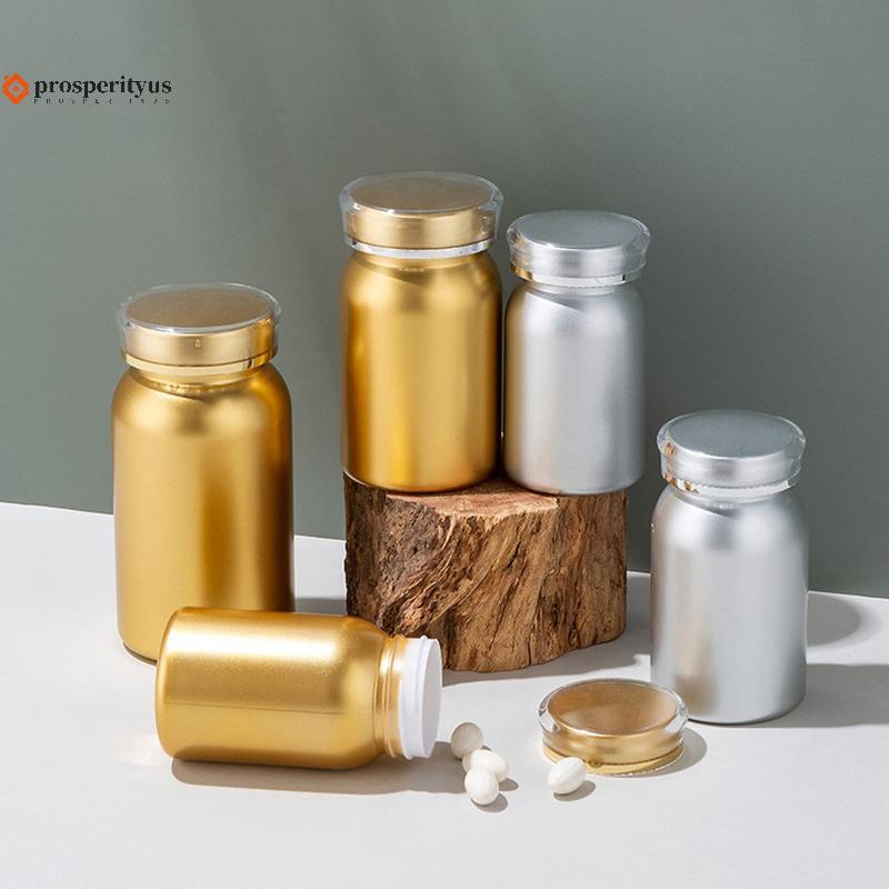 [PPTS] Amostra Tablet Paaging Garrafa Recipiente Pill Paer Frascos De Plástico Cápsula Com Tampa Para Pílula 100/120/150