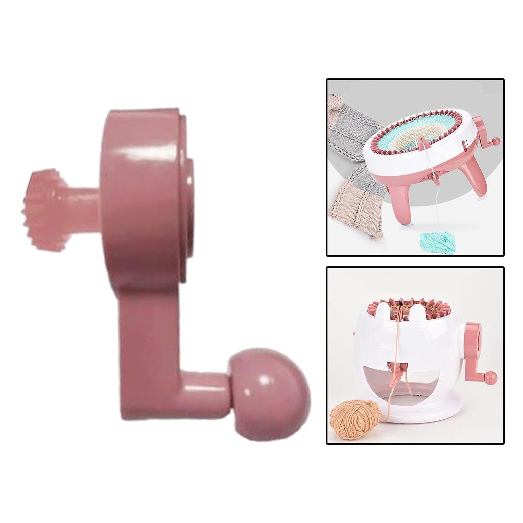 [reyalxaxg] Manivela De Substituição De Plástico Rosa Para 40 Máquinas De Tricô Adaptador Leve E Durável Acessórios Esse