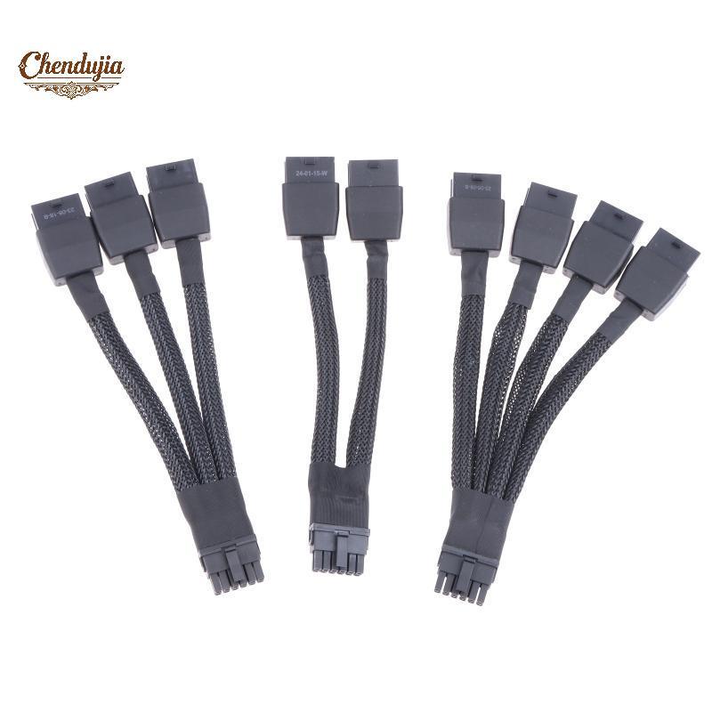 Cabo De Alimentação GPU Resistente Chen , 8 Pinos A 16 Para RTX4070 RTX4070Ti , Fio De Qualidade De Longa Duração Placas