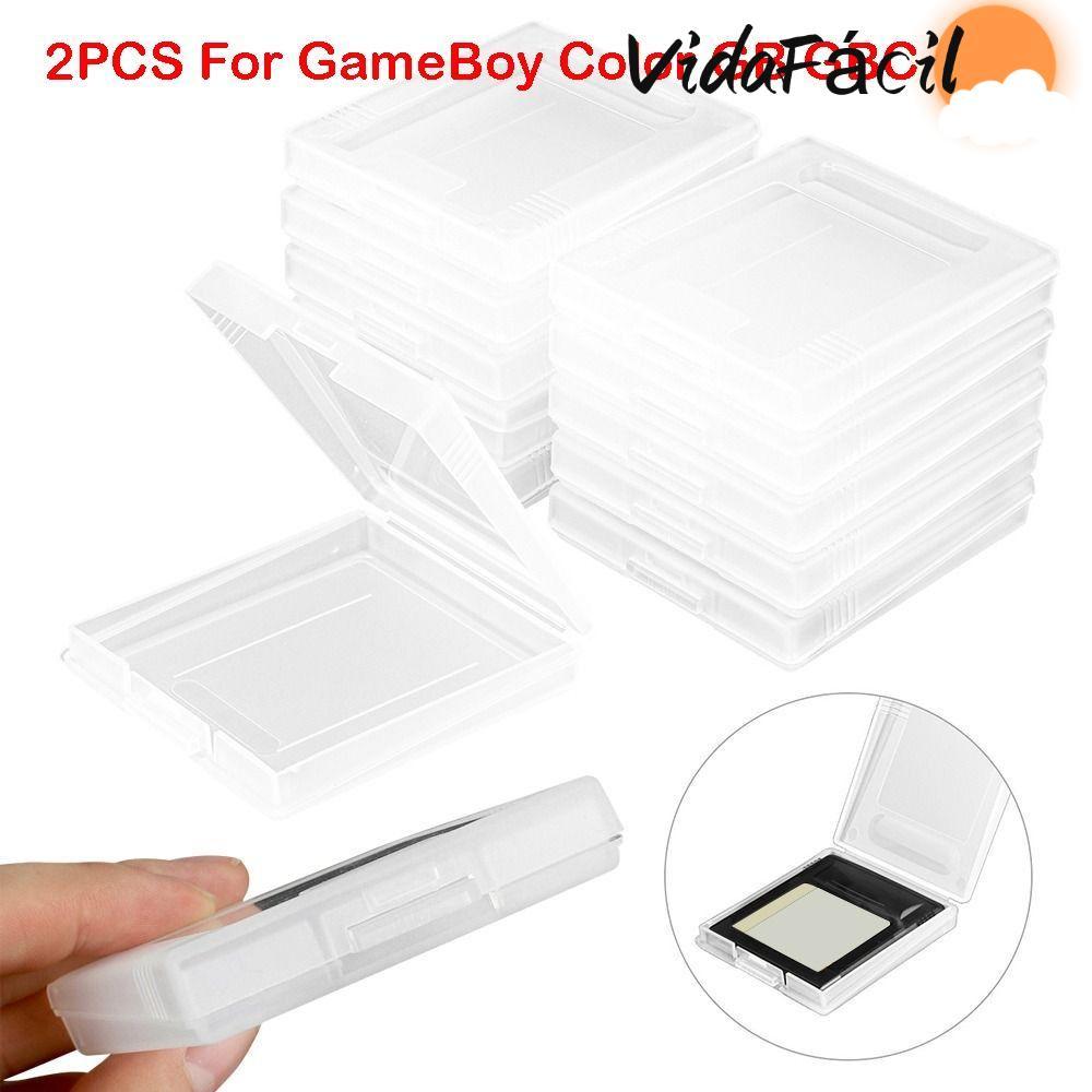 Cartucho De Jogo Perfumado De 2 Peças , Cartão De Plástico , Antipoeira Para GameBoy Color GBC GBP