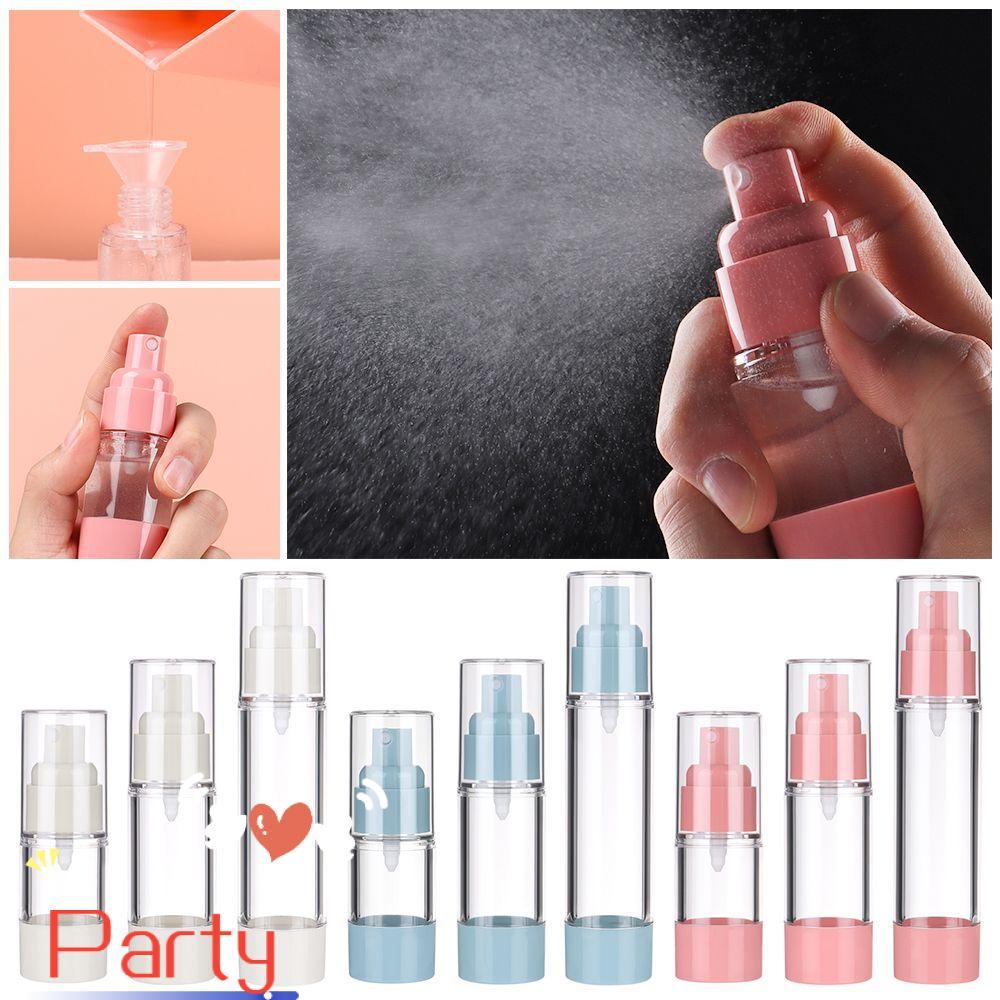 PARTY 15/30/50ml Loção Spray Airless Squeeze Pump Cuidados Com A Pele Recipiente Vazio