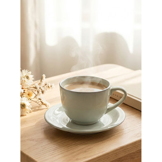 Retro cerâmica xícara de café pires estilo japonês prato jantar casa sobremesa prato café da manhã conjunto combinação